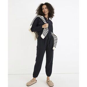 Madewell Gaitwin Tie-Waist Sweater Jumpsuit Pajamas Onesie Hatch Maternity XL